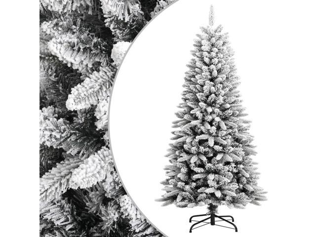 Photos - Other Jewellery VidaXL Christmas Tree Decor Artificial Xmas Tree with Flocked Snow PVC and 