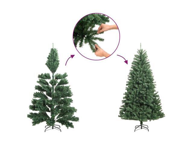vidaXL Christmas Tree with Flocked Snow Outdoor Artificial Christmas Tree