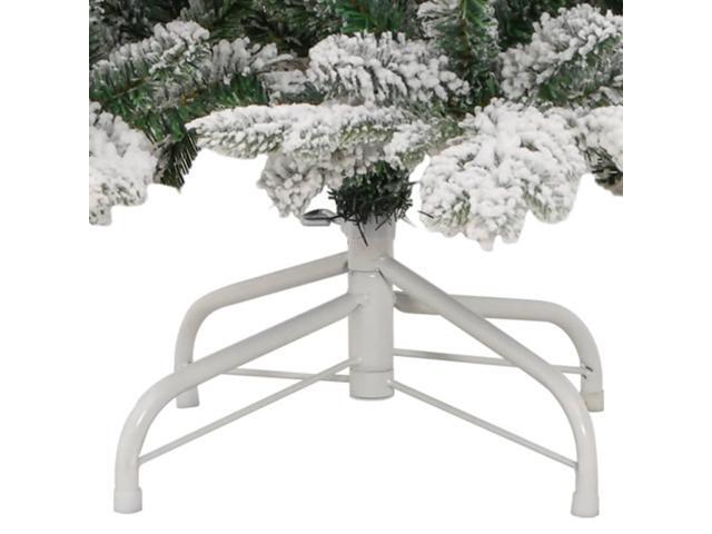 vidaXL Christmas Tree with Flocked Snow Outdoor Artificial Hinged Christmas Tree