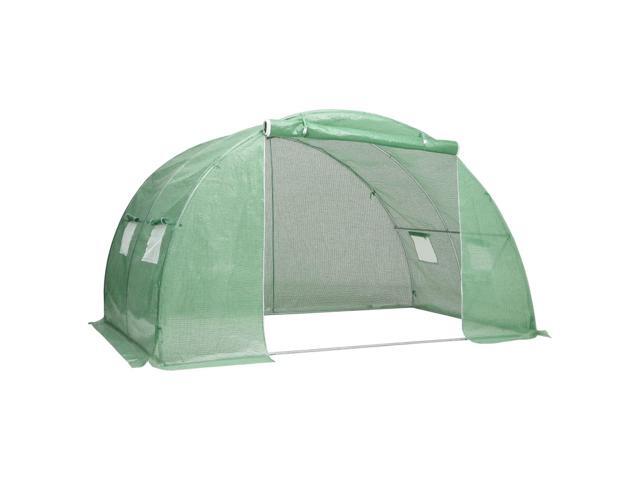 vidaXL Greenhouse Outdoor Grow House Green House for Plant Growing Gardening