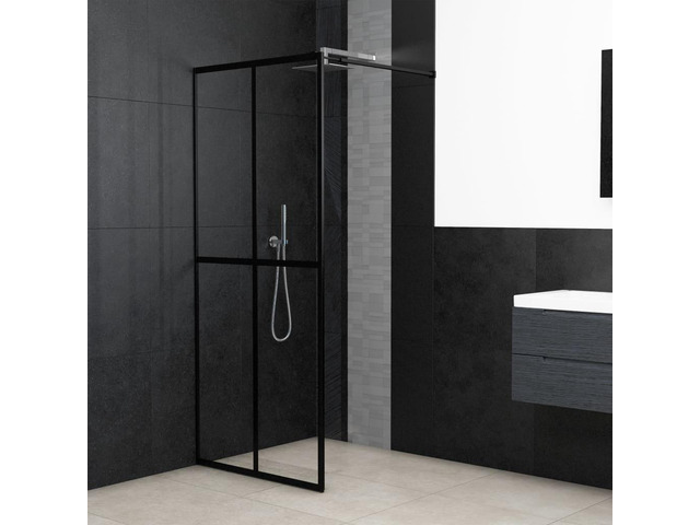 vidaXL Walk-in Shower Screen Clear Tempered Glass Bath Enclosure Bathroom