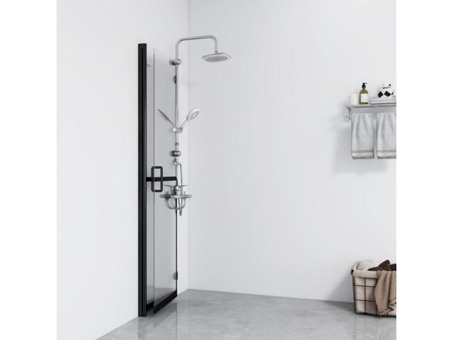 vidaXL Shower Enclosure Walk-in Shower Wall Transparent ESG Glass 31.5'x74.8'