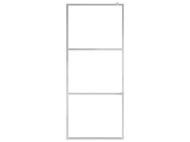 vidaXL Shower Enclosure Shower Wall with Whole Frosted ESG Glass 55.1'x76.8'