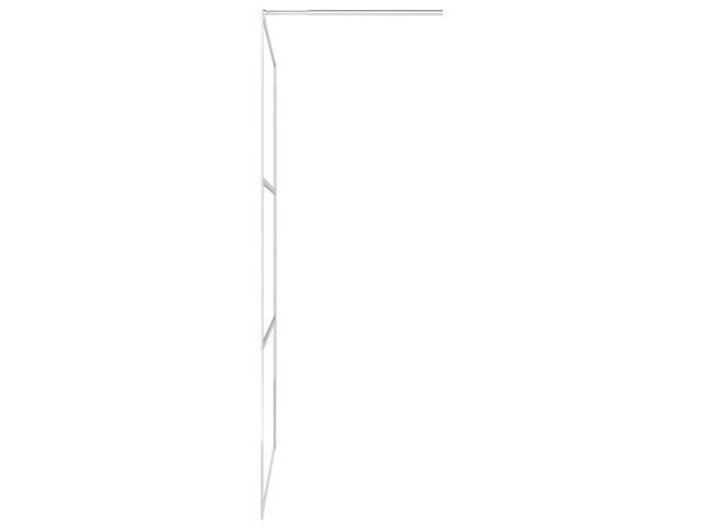 vidaXL Shower Enclosure Shower Wall with Whole Frosted ESG Glass 55.1'x76.8'