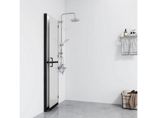 vidaXL Shower Enclosure Walk-in Shower Wall Frosted ESG Glass 39.4'x74.8'