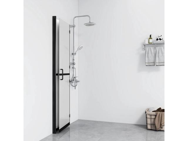vidaXL Shower Enclosure Walk-in Shower Wall Frosted ESG Glass 31.5'x74.8'