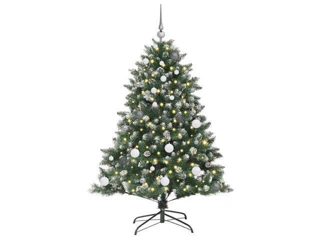 vidaXL Artificial Christmas Tree with Stand Green 105 x 105 x 150 cm
