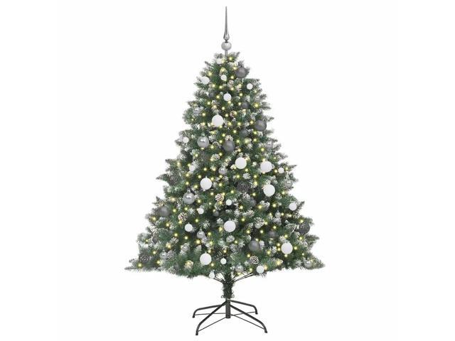 vidaXL Artificial Christmas Tree with Stand Green 126 x 126 x 180 cm