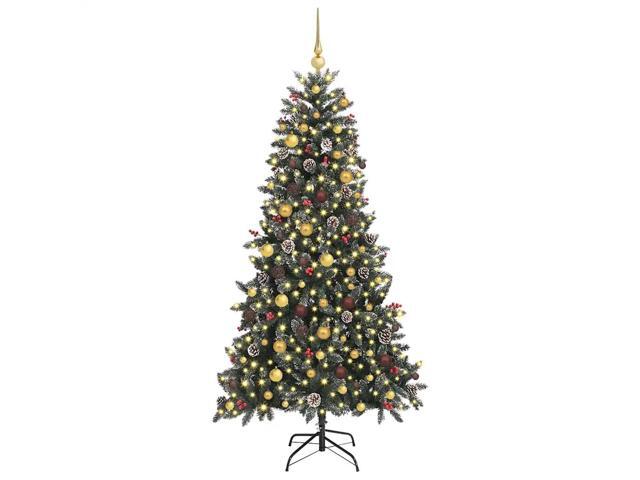 vidaXL Artificial Christmas Tree with Stand Green 114 x 114 x 210 cm