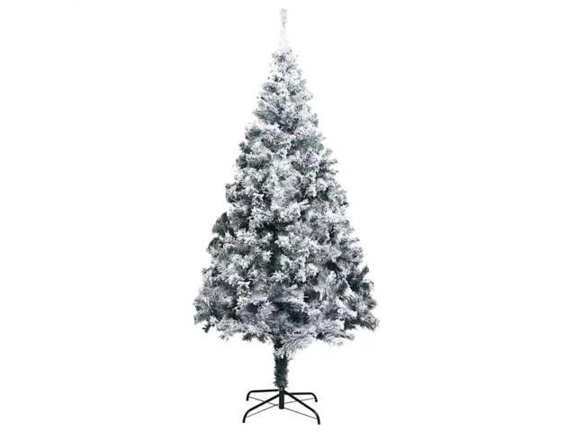 vidaXL Artificial Christmas Tree with 300 LEDs Green 6 x 4 ft
