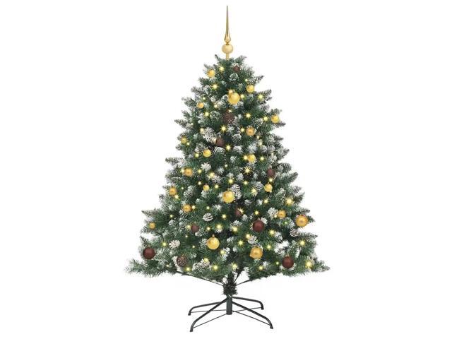 vidaXL Artificial Christmas Tree with Stand Green 105 x 105 x 150 cm