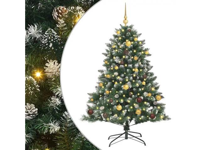 vidaXL Artificial Christmas Tree with Stand Green 105 x 105 x 150 cm