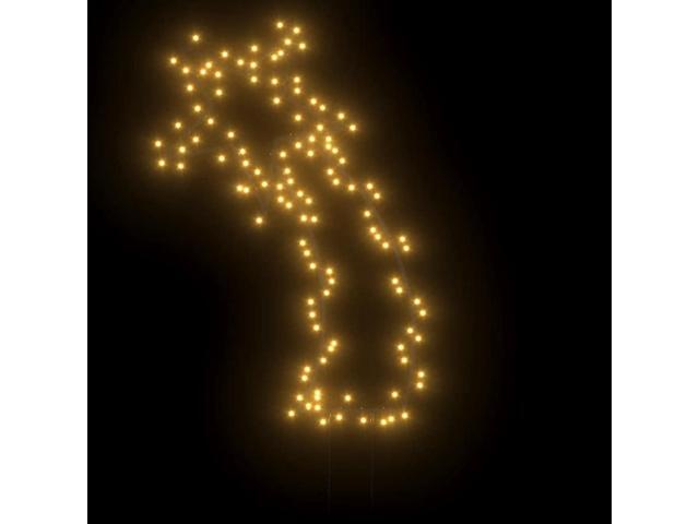vidaXL Christmas Decoration with Spikes Outdoor Light Decoration Meteor 115 LEDs