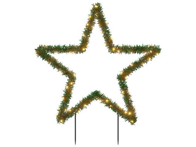 vidaXL Christmas Decoration with Spikes Outdoor Light Decoration Star 80 LEDs