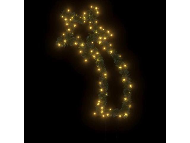 vidaXL Christmas Decoration with Spikes Outdoor Light Decoration Meteor 80 LEDs