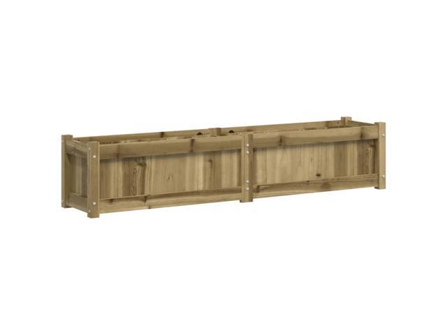 vidaXL Garden Planter Pine Wood Treated Pine Wood 59.1 in
