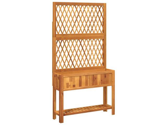 vidaXL Planter Natural Acacia Solid Acacia wood Large Durable Planter