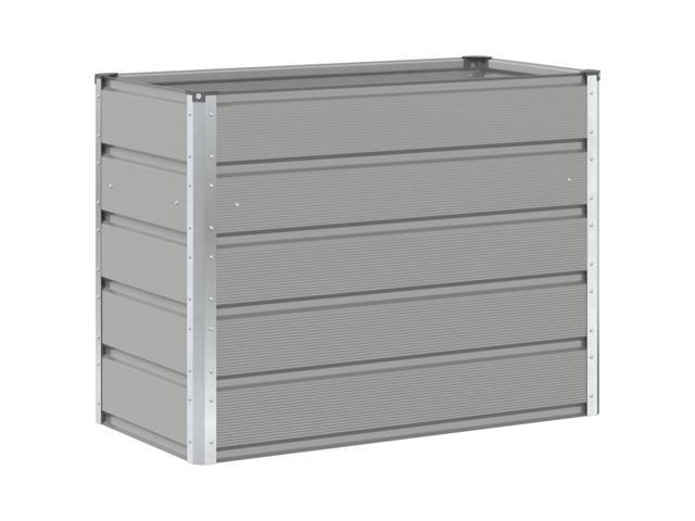 vidaXL Planter Light Grey 480 x 50 x 45 cm Galvanised Steel