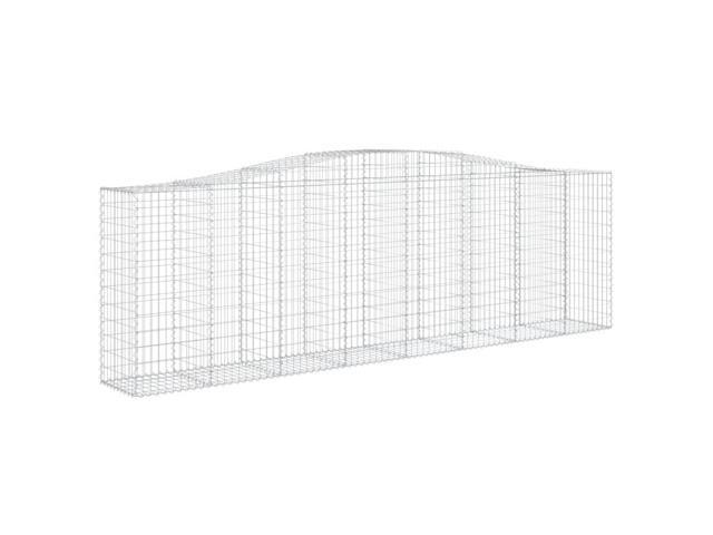 vidaXL Gabion Basket Set of 2 Silver Galvanized steel Extra Large