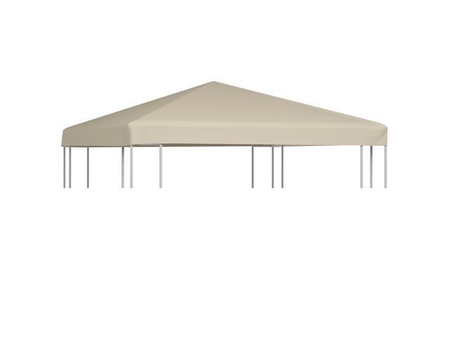 vidaXL Gazebo Top Cover 1 oz/ft² 9.8'x9.8' Beige Gazebo Canopy Sun Shelter