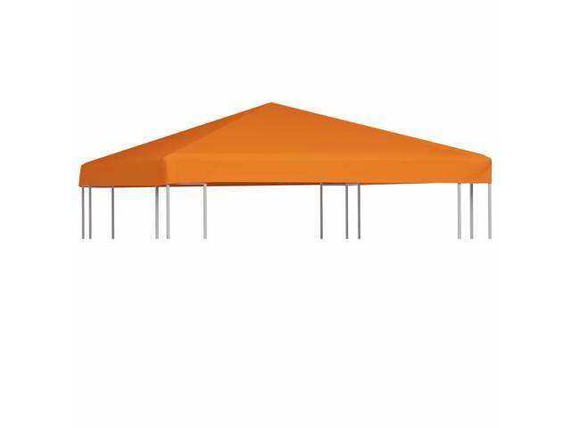 vidaXL Gazebo Cover Canopy Top Replacement Gazebo Cover for Patio Beach Orange