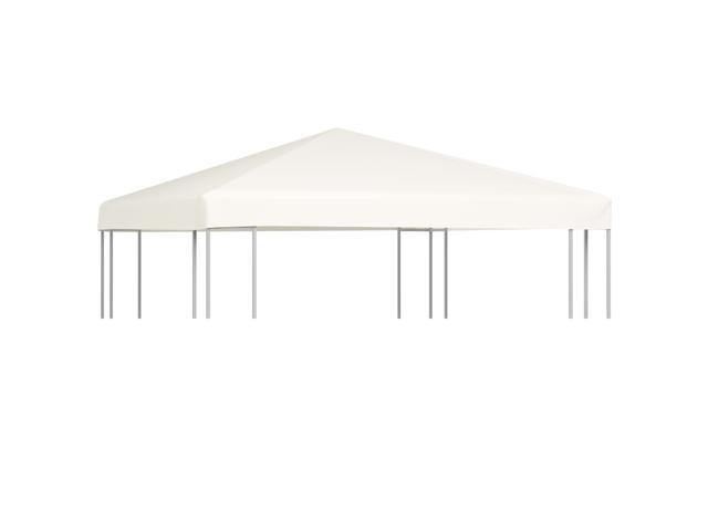 vidaXL Gazebo Cover Canopy Top Replacement Sunshade for Patio Cream White