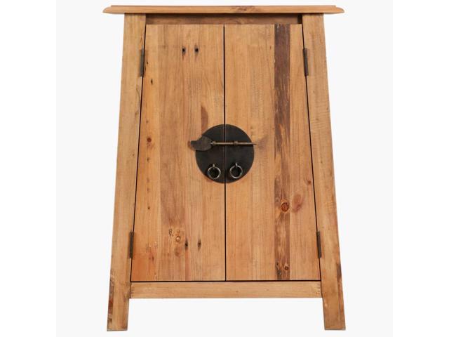 vidaXL Bathroom Vanity Bathroom Cabinet Vanity Linen Cabinet Solid Wood Pine