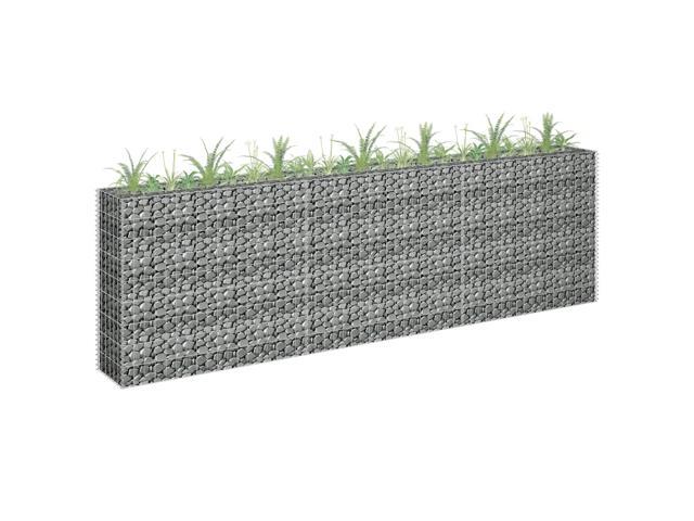 Photos - Flower Pot VidaXL Garden Raised Bed Outdoor Planter Pot for Vegetables Flowers WPC Gray 43610 