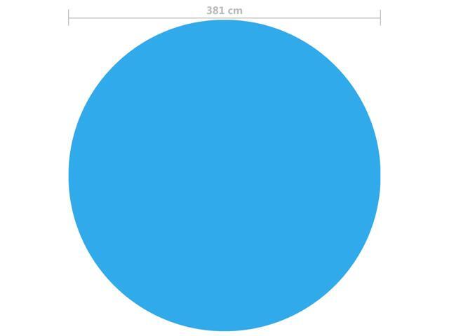 vidaXL Solar Pool Film Solar Blanket Pool Winter Pool Cover Blue Round PE