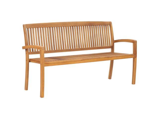 Photos - Garden Furniture VidaXL Outdoor Patio Bench 3-Seater Bench Patio Loveseat Chair Solid Wood 