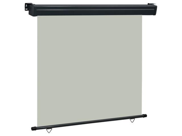 Photos - Other household accessories VidaXL Retractable Side Awning Folding Roll up Window Shade 63'x98.4' Gray 