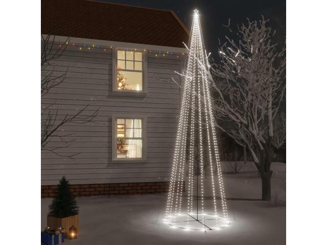 Photos - Other Jewellery VidaXL Christmas Cone Tree Artificial Christmas Tree with LEDs Cold White 