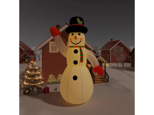 Photos - Other Jewellery VidaXL Inflatable Snowman with LEDs Holiday Blow up Ornaments Decorations 