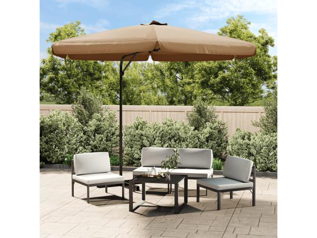 Photos - Other household accessories VidaXL Outdoor Umbrella Patio Sunshade Parasol with Cross Base for Garden 