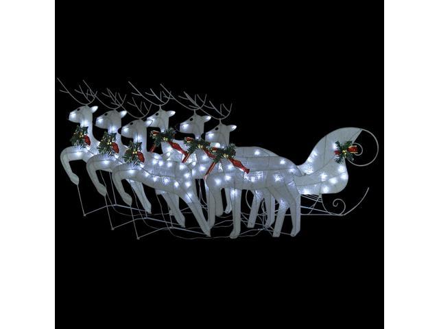Photos - Other Jewellery VidaXL Lighted Reindeer and Sleigh Christmas Decoration with 140 LEDs Whit 