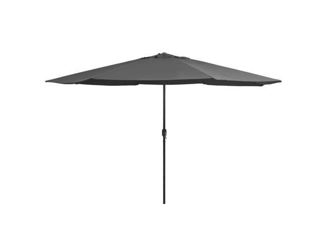 Photos - Other household accessories VidaXL Outdoor Umbrella Patio Sunshade Parasol for Garden Backyard Anthrac 