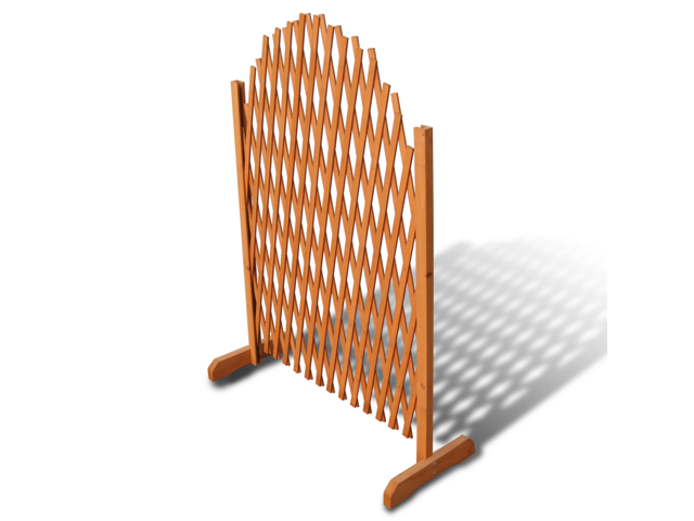 vidaXL Fence Lattice Barrier Fence Patio Fence Panel Solid Wood 70.9'x39.4'