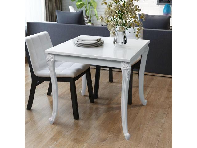 Photos - Other kitchen appliances VidaXL Dining Table 31.5' High Gloss White Dinner Table Home Kitchen Desk 