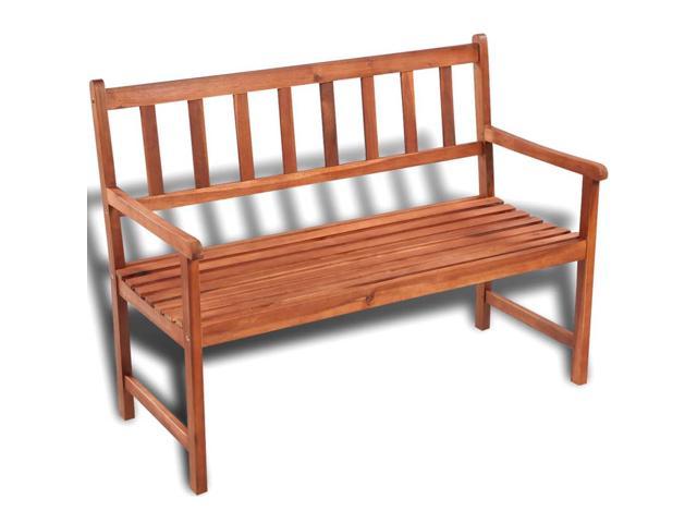 Photos - Garden Furniture VidaXL Outdoor Patio Bench Porch Garden Bench with Armrests Solid Wood Aca 