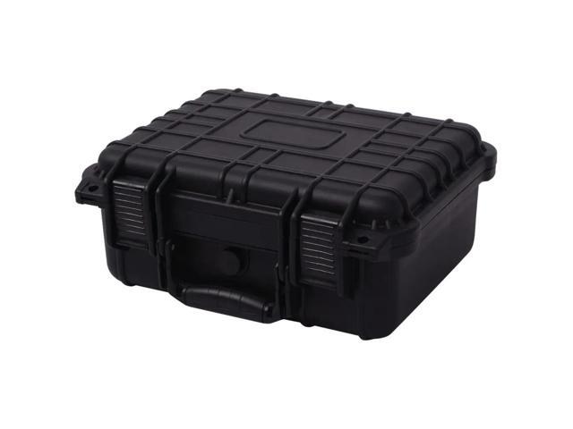vidaXL Protective Equipment Case 13.8'x11.6'x5.9' Black Organizer Storage Box
