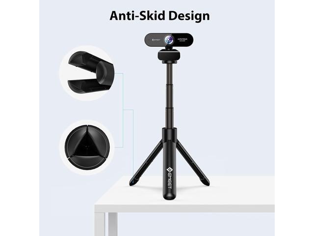 Webcam Tripod, EMEET Professional Webcam Mini Tripod, Portable & Lightweight, Adjustable Height from 5.7-12.2 in, Stable Use, Universal Compatible...