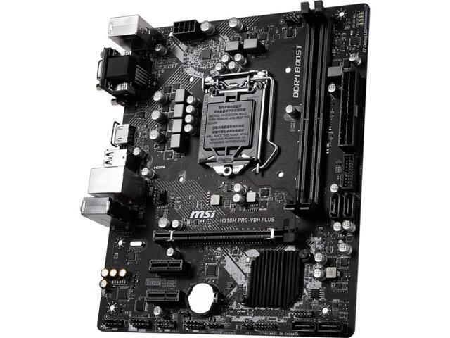 MSI PRO H310M PRO-VDH PLUS LGA 1151 (300 Series) Micro ATX Intel Motherboard