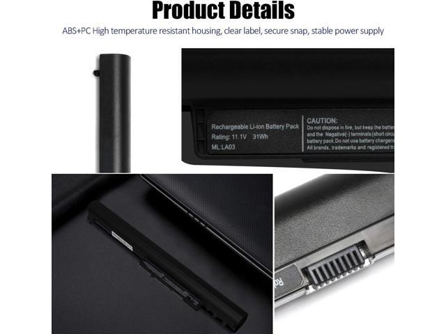 New LA03 LA03DF 776622-001 Laptop Battery for HP 15-f272wm 15-f222wm 15-f233wm 15-f039wm 15-f010dx 15-f100dx 15-f014wm 15- f211wm 15-f209wm...