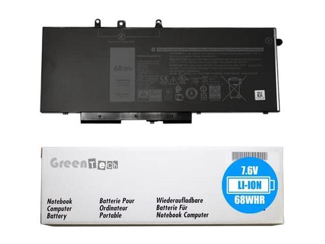 GreenTech New GJKNX Replacement Battery for Dell Latitude 5480 Latitude 5580 Latitude 5490 Latitude 5590 - GreenTech 7.6V 68Whr 4 Cell Battery...