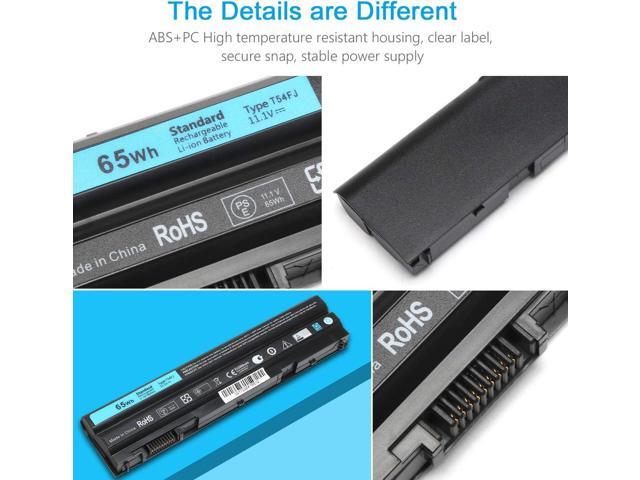 New E6420 T54FJ Laptop Battery for Dell Latitude E5420 E5530 E6430 E6520 E6530 E6440 E6540 E5430 E5520 Inspiron 15R (5520) 17R (5720) 17R (7720)...