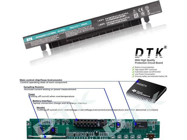 DTK Laptop Battery for Asus X551 X551C X551CA X551M X551MA Series A41 D550 0B110-00250100 A31N1319 A41N1308