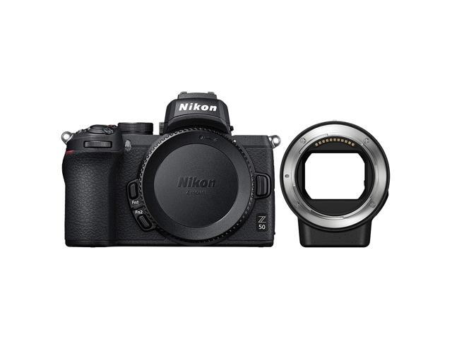 Nikon Z50 Mirrorless 20.9MP 4K Digital Camera Body + FTZ Mount Adapter