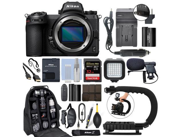 Nikon Z 7II Mirrorless 45.7 MP FX Digital Camera Body + 32GB Pro Video Kit