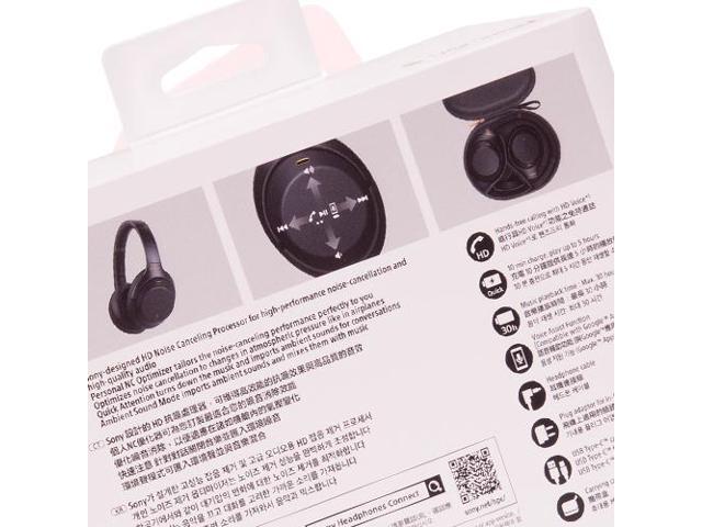 Sony - WH-1000XM4 Wireless Noise-Cancelling Over-the-Ear Headphones - Midnight Blue - image 9