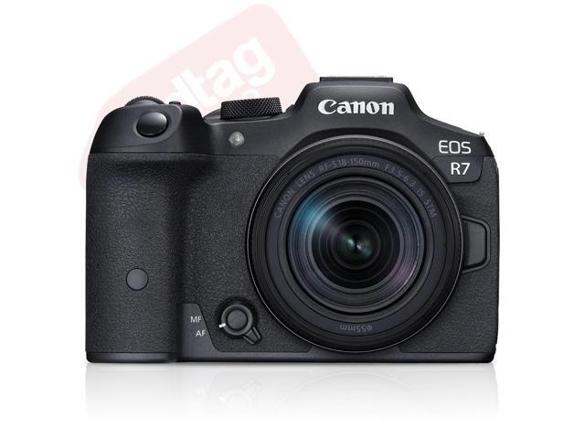 Canon - EOS R7 Mirrorless Camera with RF-S18-150mm f/3.5-6.3 IS STM Lens - Black - image 3